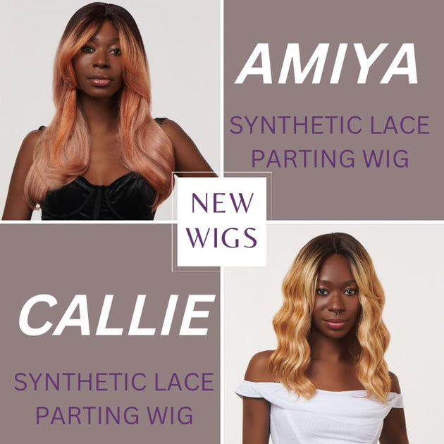 Just launched our new wigs with curtain bangs! Gem Wigs