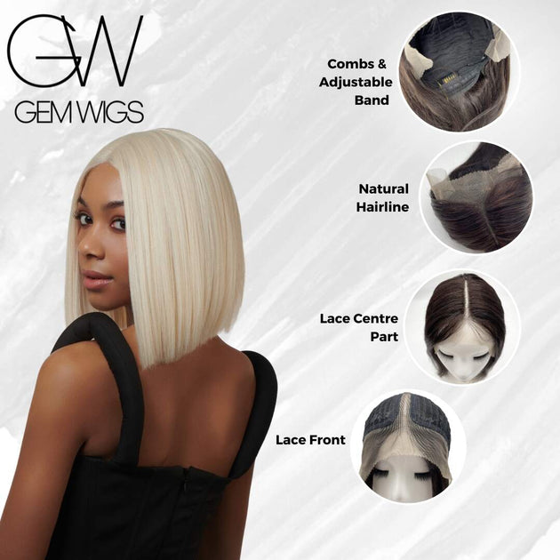 Kayla Blended Lace Wig Human Hair Blend Wigs Gem Wigs