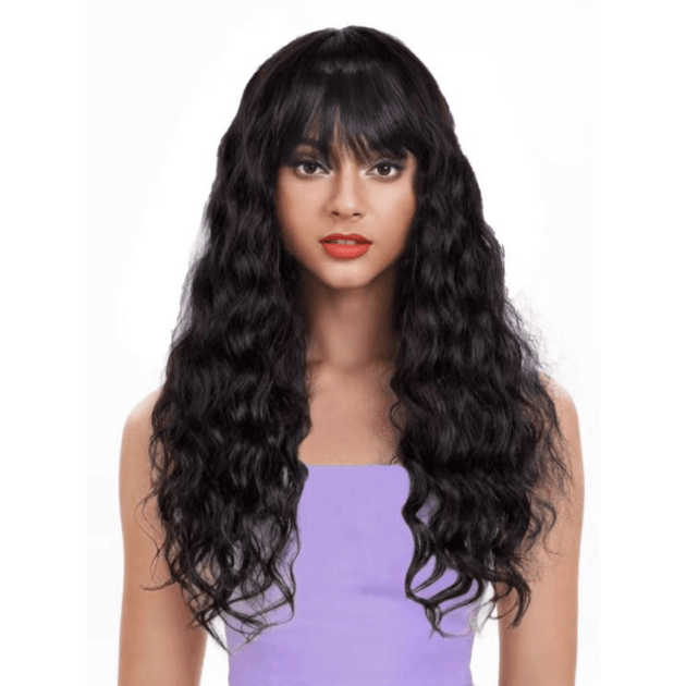 Eileen Brazilian Virgin Human Hair Fringe Wig Gem Wigs