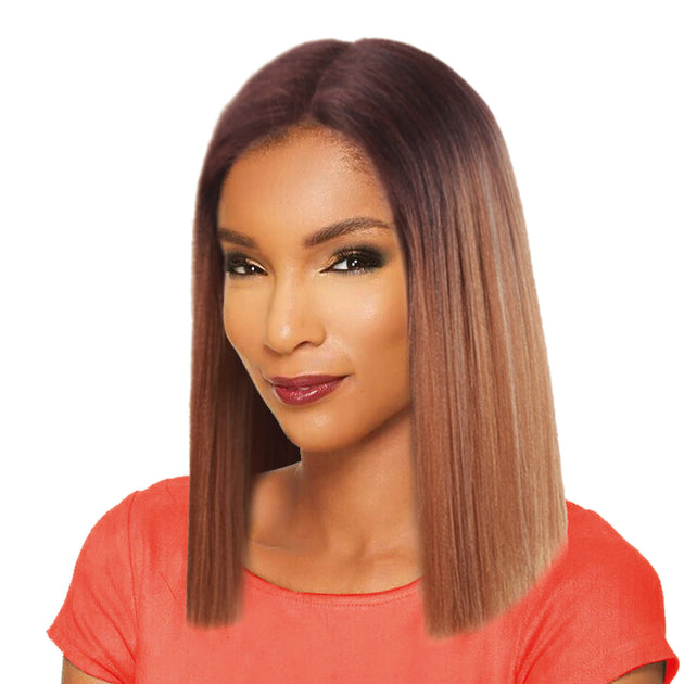 Veradis Synthetic Lace Parting Wig Synthetic Hair Gem Wigs