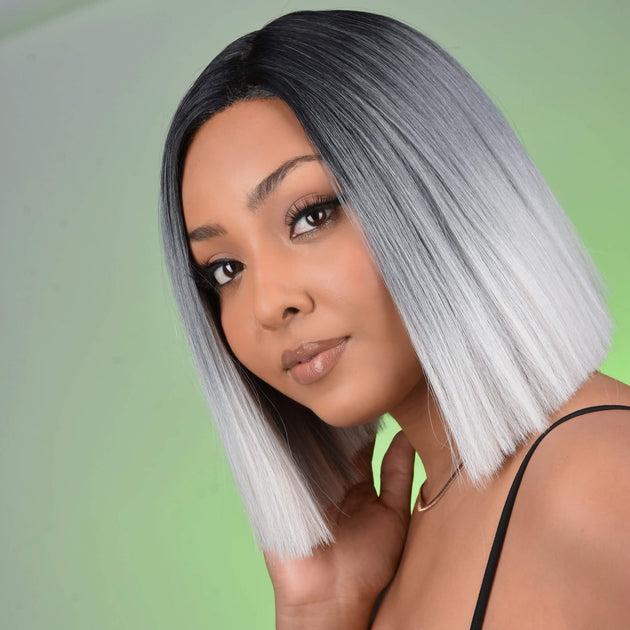 Demi Sleek Spotlight Premium Human Synthetic Blend Lace Front Wig