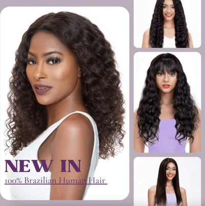 New In... Brazilian Human Hair Wigs