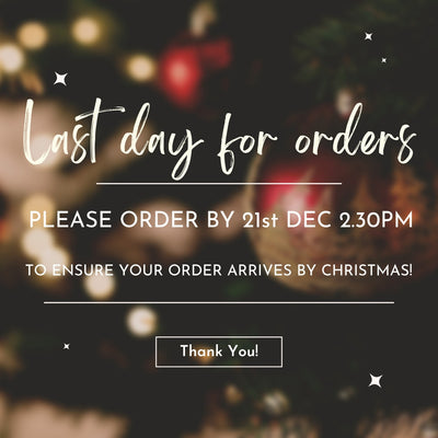 Christmas Cut Off Delivery Time