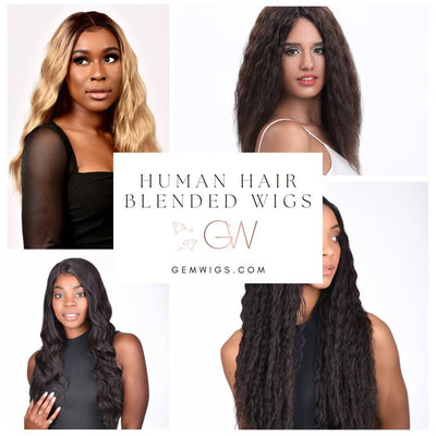 New Colours - Human Hair Blended Wigs