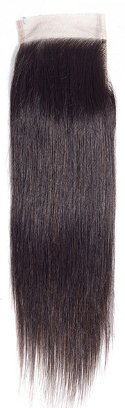 Virgin Gold Collection 4"x 4" Natural Straight Closure