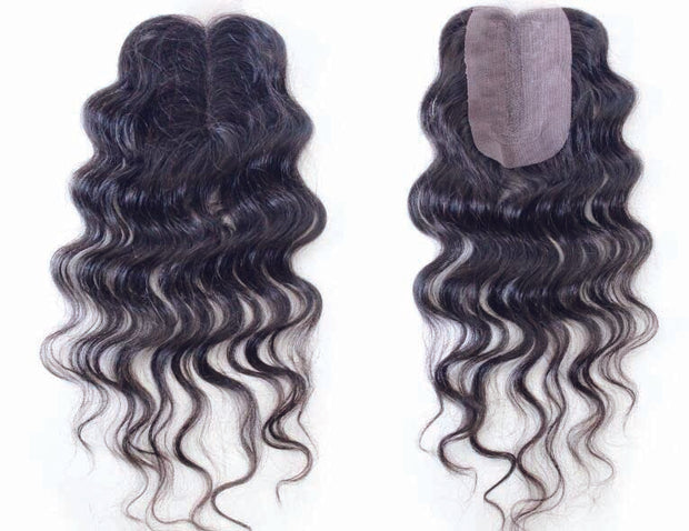 Virgin Gold Collection 4" x 2" 16" Deep Wave Closure