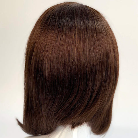 Adele Human Hair Lace Parting Wig