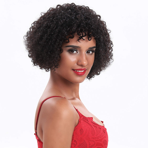 Gilda Brazilian Virgin Human Hair Fringe Wig