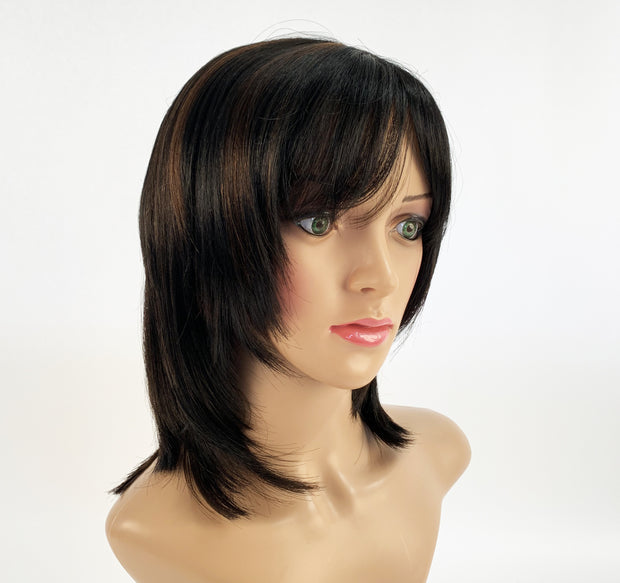 Meagan fashion wig Non-lace wig Shoulder length wigs