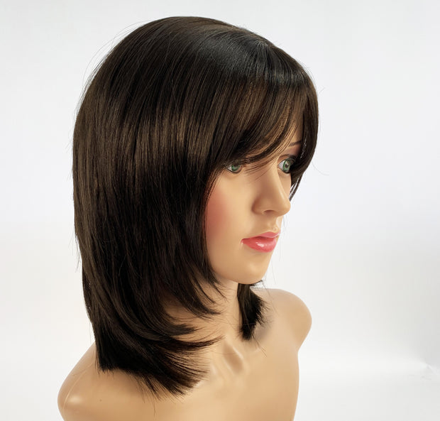Meagan fashion wig Non-lace wig Shoulder length wigs